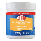 Colorantes Vegetal En Polvo Amarillo Huevo(270) 100g Deiman