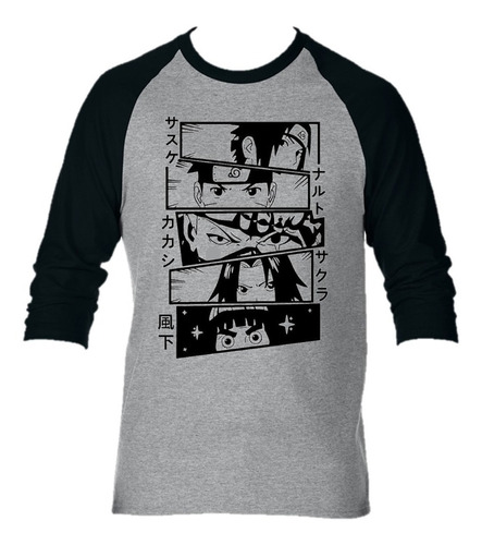 Camiseta Manga Larga Naruto Camibuso 