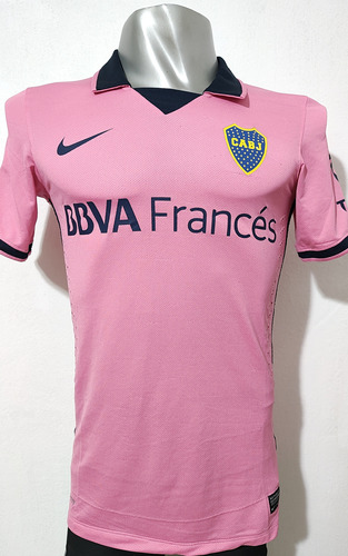 Camiseta De Boca Juniors, Nike 2013 Alternativa Rosa.