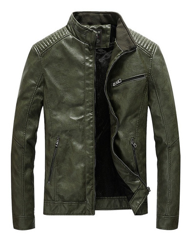 Oferta De Chaquetas De Cuero Slim Fit Para Hombre. Referenci