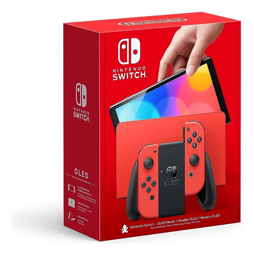 Nintendo Switch Oled 64gb Mario Red Edition Color Rojo Nueva