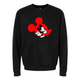 Buzo Estampado Varios Diseños Mickey Mouse Rojo