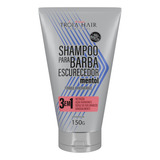 Shampoo Escurecedor P/ Fios Cabelo E Barba 150g Tróia Hair 