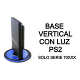 Base Vertical Luminosa Azul Para Playstation 2 Slim Ps2  