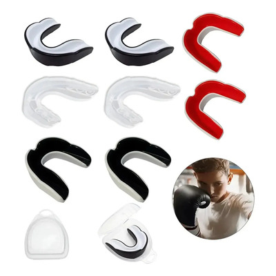 Qinery 8pcs Protector Bucal Boxeo Deportes Taekwondo Guarda Dental,protectores Bucales Deportivos Profesionales,artes Marciales Mixtas,fútbol,hockey,proteger Aparatos Ortopédicos Adultos Y Jóvenes | MercadoLibre
