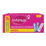 Absorvente Interno Médio Intimus 16un