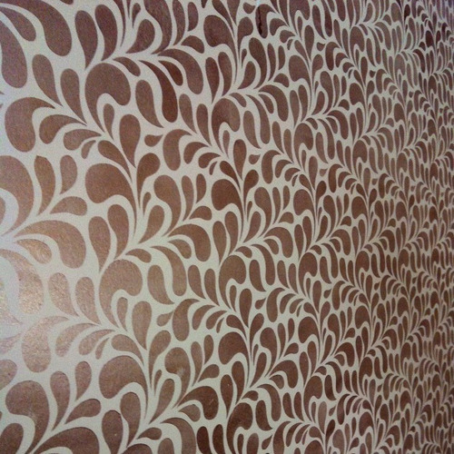 Plantilla Decorativa Livs 60x60 Stencil Pintar Pared Tapiz
