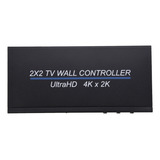Controlador De Pared Bt14 Ultra Hd 4k X 2k 2x2 Hdmi Para Tv