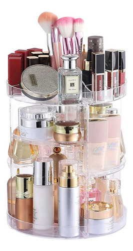 Cq Acrylic Organizador De Maquillaje Giratorio De 360 Grados