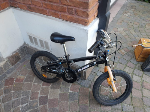 Bicicleta Infantil Olmo R16  Color Negro/naranja