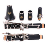 Clarinete Moresky E1 Si Bemol 17 Chaves  C/ Nota E Garantia