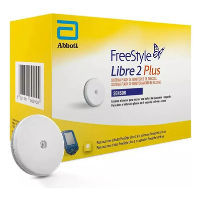 Sensor de glucosa Freestyle Libre 2 Plus, color amarillo | Meses sin interés