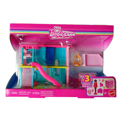 Mini Barbieland Casa De Muñecas Color Rosa Azul Y Amarilla | Envío gratis