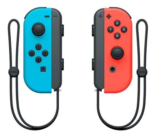 Nintendo Switch Juego De Mandos Joy-con Neon Red / Blue