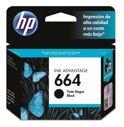 Cartucho Hp 664 Negro Para 1115 2135 3635 4535 4675