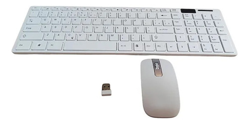 Kit Teclado E Mouse Wireless Slim 2.4 Ghz K-06 Premium