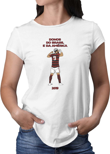 Camiseta Futebol Feminina Artilheiro Da Nação 2019