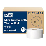 Rollo De Papel Higiénico Tork Mini Jumbo Blanco T2, Avanzado