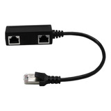 Adaptador Extensor Divisor De Cabo De Rede Ethernet Lan De 1