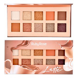 Paleta De Sombras Latte Ruby Rose Original 