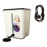 Calefon Electrico Ducha Pvc 25litros +cable De 3mt De Regalo