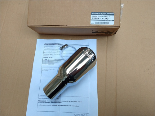 Colilla De Escape Nissan Note Compatible Con March 