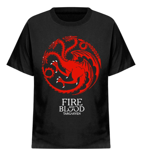 Remera Game Of Thrones Stark Lobo Escudo Winter Coming