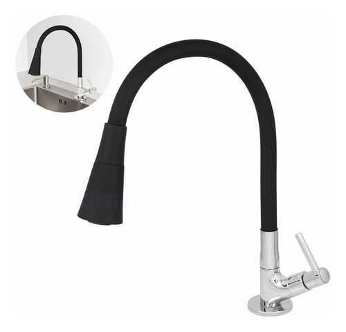 Torneira Para Cozinha Gourmet Bancada 2 Jatos 1068 C65