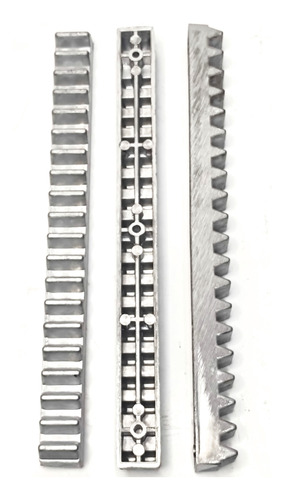 3 Cremalheira Alumínio Gomo 25cm Residencial Ppa Rossi Garen