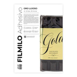 Filmilo Autoadhesivo Oro Lujoso A4 Metalizado P/ Inkjet X20u