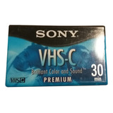 Cassette De Video Sony Vhs-c Premium - 30min