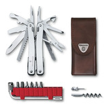 Multiherramienta Swiss Tool Spirit X Plus Con Funda De Piel