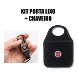 Lixo Automotivo Lixeira Carro Fiat Bordado Carpete + Chaveir