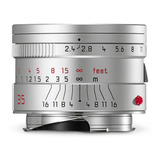 Leica Summarit-m 35mm F/2.4 Asph. Lente (silver)