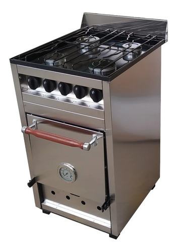 Cocina Semi Industrial Eg 50 Cm Con Horno Pizzero