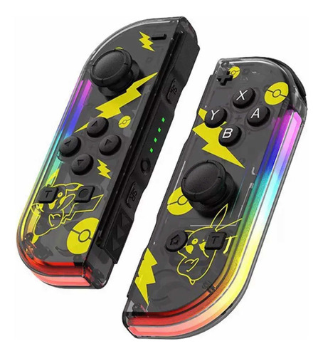 Joy Con Exclusivos Luces Rgb Compatible Con Nintendo Switch