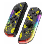 Joy Con Exclusivos Luces Rgb Compatible Con Nintendo Switch