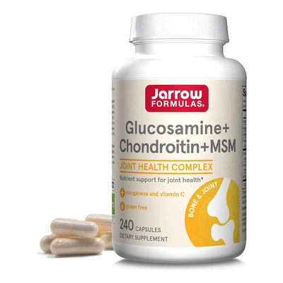 Jarrow Formulas Glucosamina + Condroitina + Msm 240 Cápsulas Sabor Sin sabor | Envío gratis