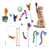 Super Kit De Brinquedos Interativos Para Gatos 18 Peças