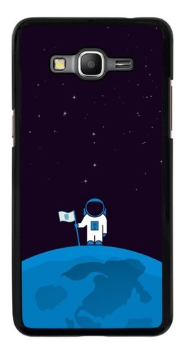 Funda Para Samsung Galaxy Astronauta Luna Azul Espacio