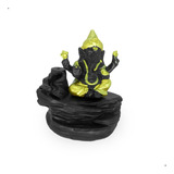Incensário Cascata Ganesha Porta Incenso 10 Cones