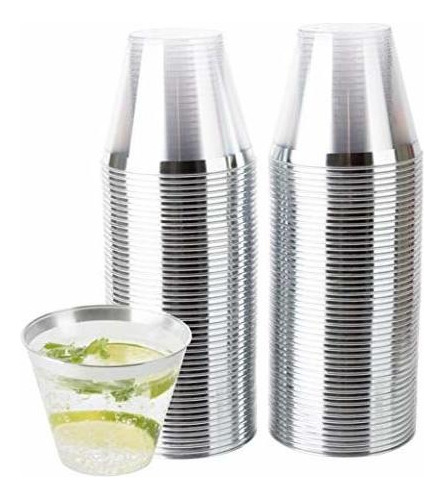 Plasticpro Vasos Desechables De Plástico Para Fiestas De 9 O