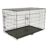 Go Pet Club Jaula De Metal Plegable De Dos Puertas De 42 Pul