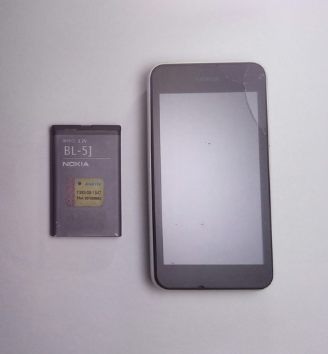 Nokia Lumia 530 Dual Sim Rm-1020 Bat Bl 5j