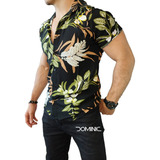 Camisa Manga Corta Hawaina Hombre Fibrana Murano