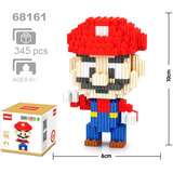 Figura De Mario Bros - Armable De Bloques - Yoshi - Luigi