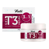 Nati Alongamento Gel T3 Uv/led Gelo Glacial - 20g