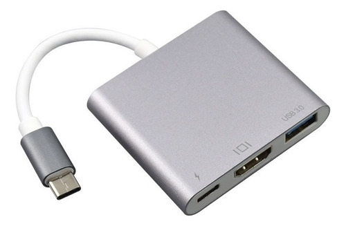 Adaptador Usb 3.1 Tipo C Thunderbolt 3.0 Para Hdmi Usb 3.0