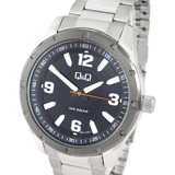 Relogio Q &q Masculino By Citizen  Prateado  Qb14j405y