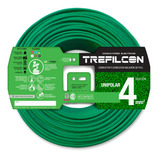 Cable Trefilcon Normalizado Unipolar 1x4mm Verde X 25 Metros